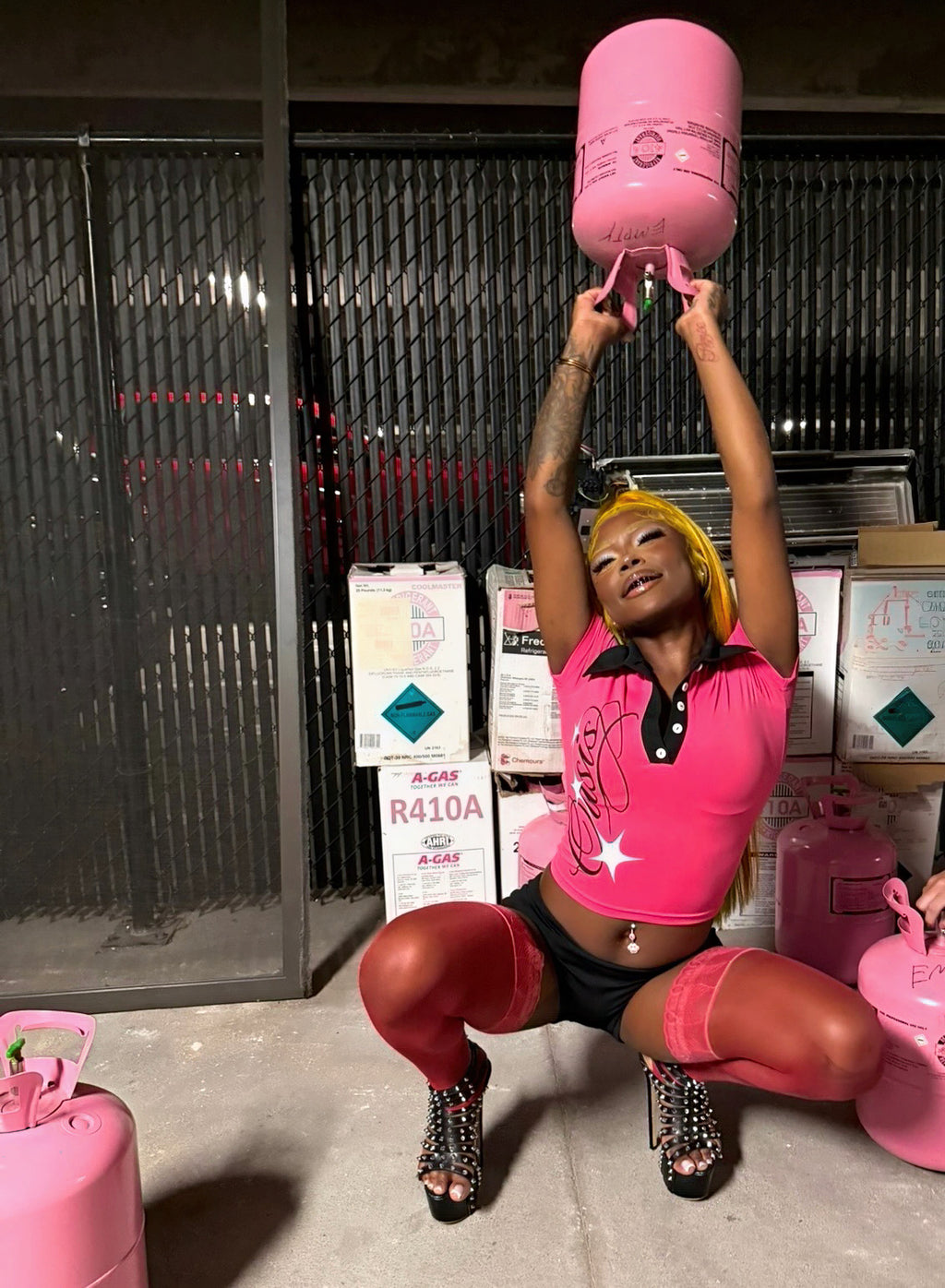 Stardust Siren Polo Set (Pink)